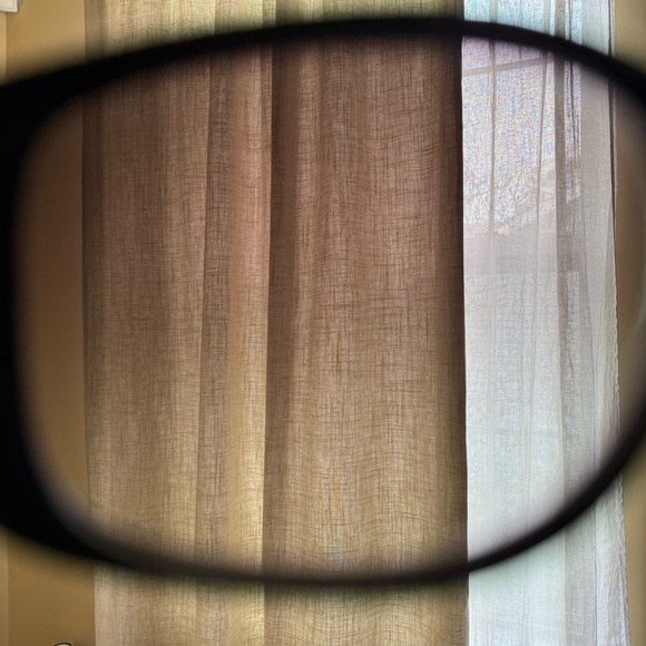 Prada Black Sunglasses with Gold Accent - Picture 6 of 14